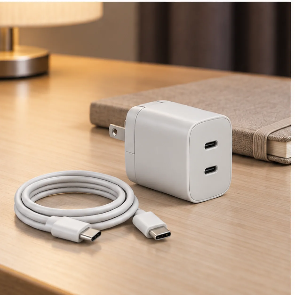 45W Travel Wall Charger — lifestyle view