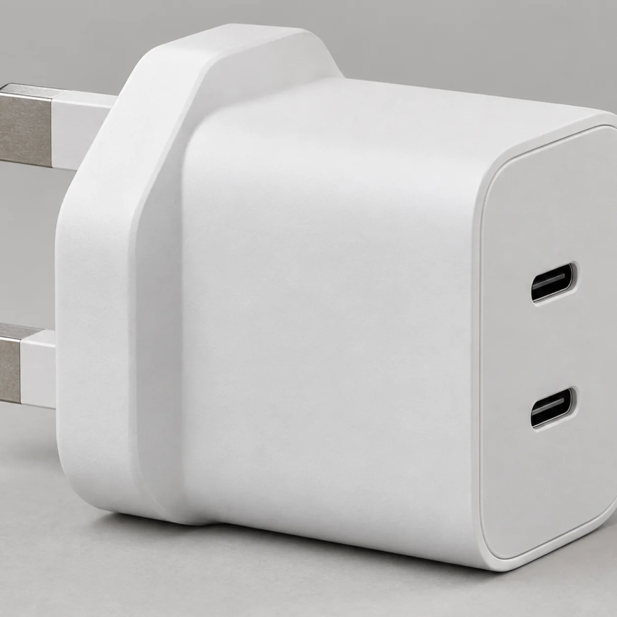 Compact Dual-Port Wall Charger — detail view