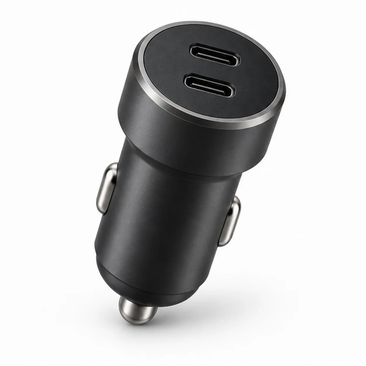 Dual USB-C Car Charger — side view