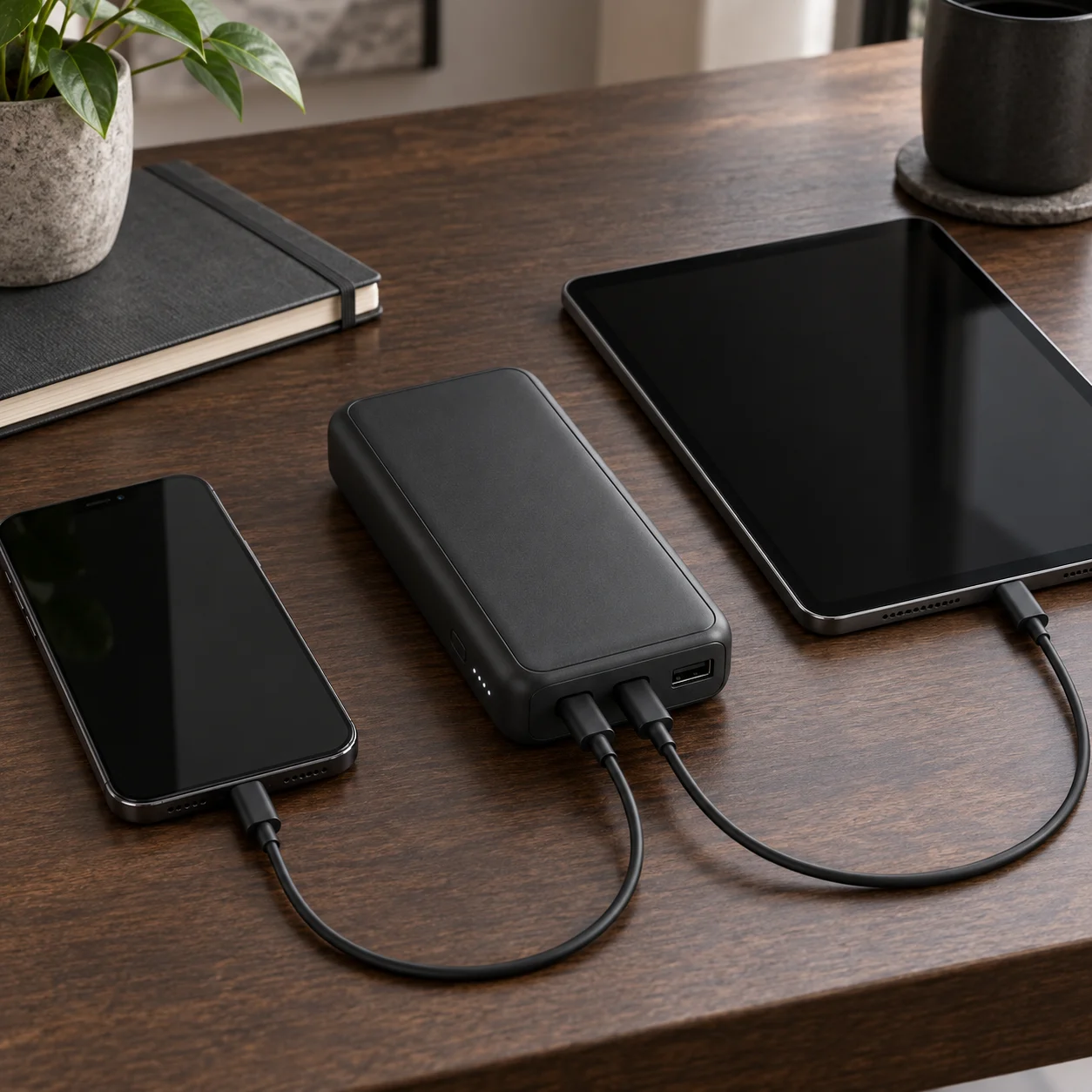 High-Capacity 20000 Power Bank — lifestyle view