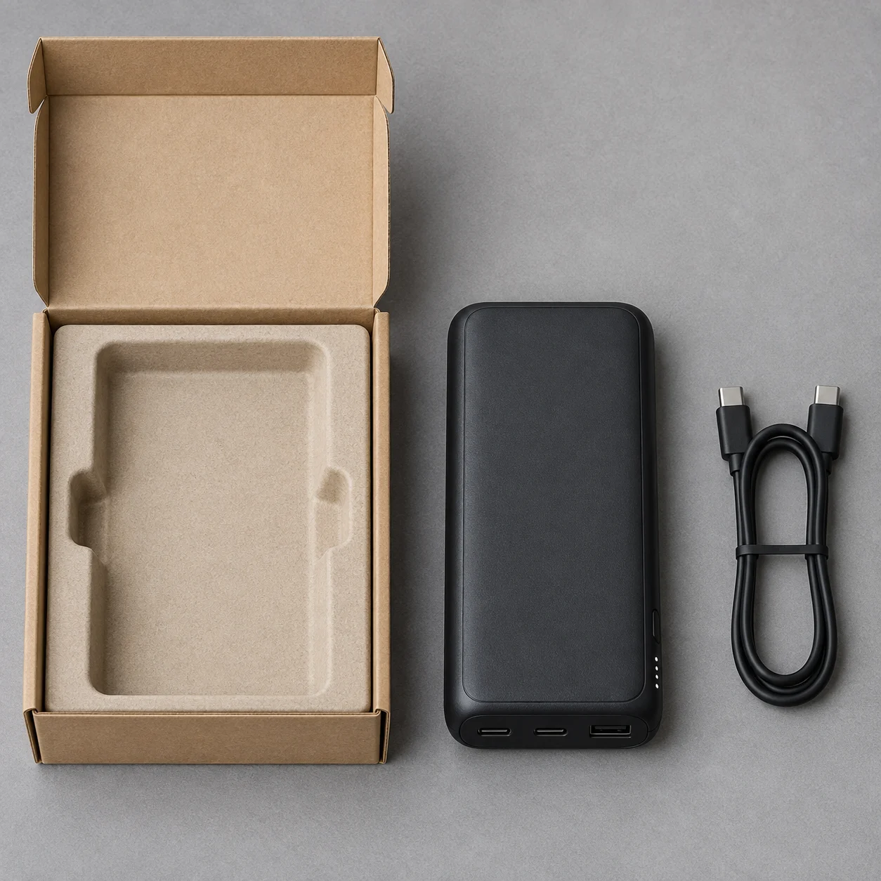 High-Capacity 20000 Power Bank — package contents