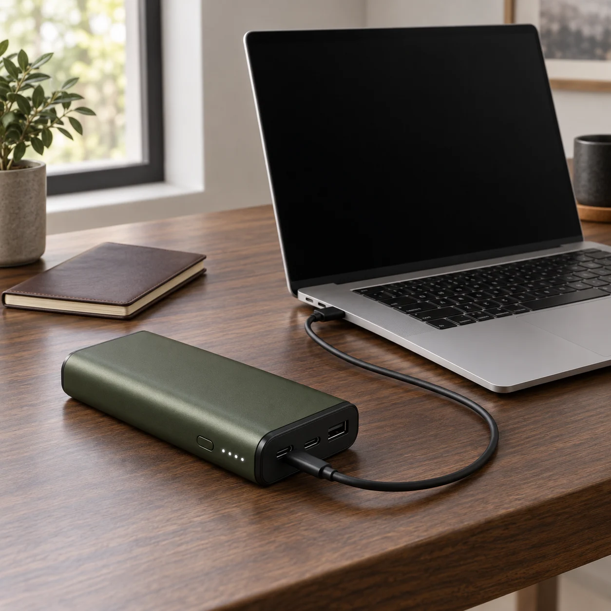 Laptop Travel Power Bank — lifestyle view