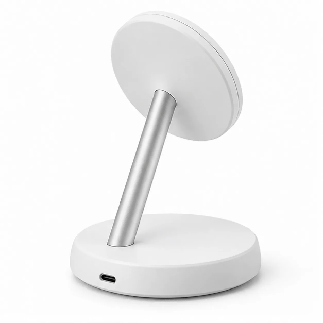 Magnetic Wireless Charging Stand — side view