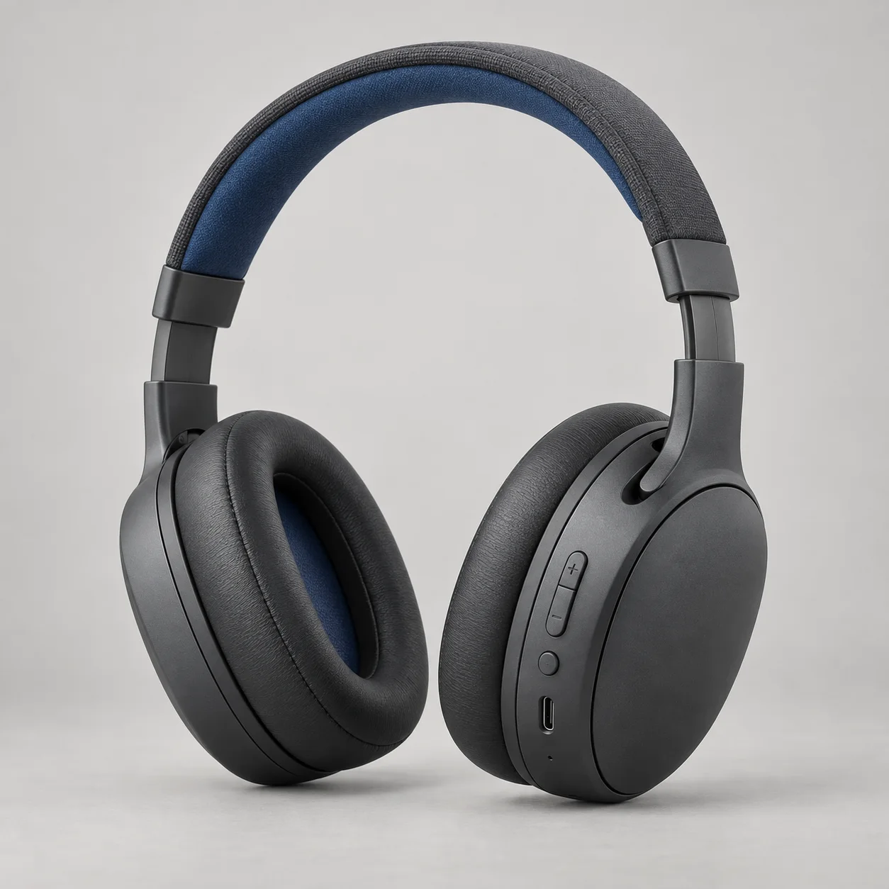 Over-Ear Wireless Headphones — side view
