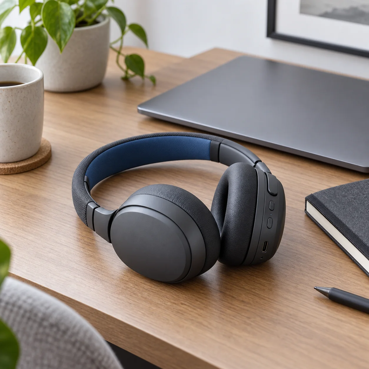 Over-Ear Wireless Headphones — lifestyle view
