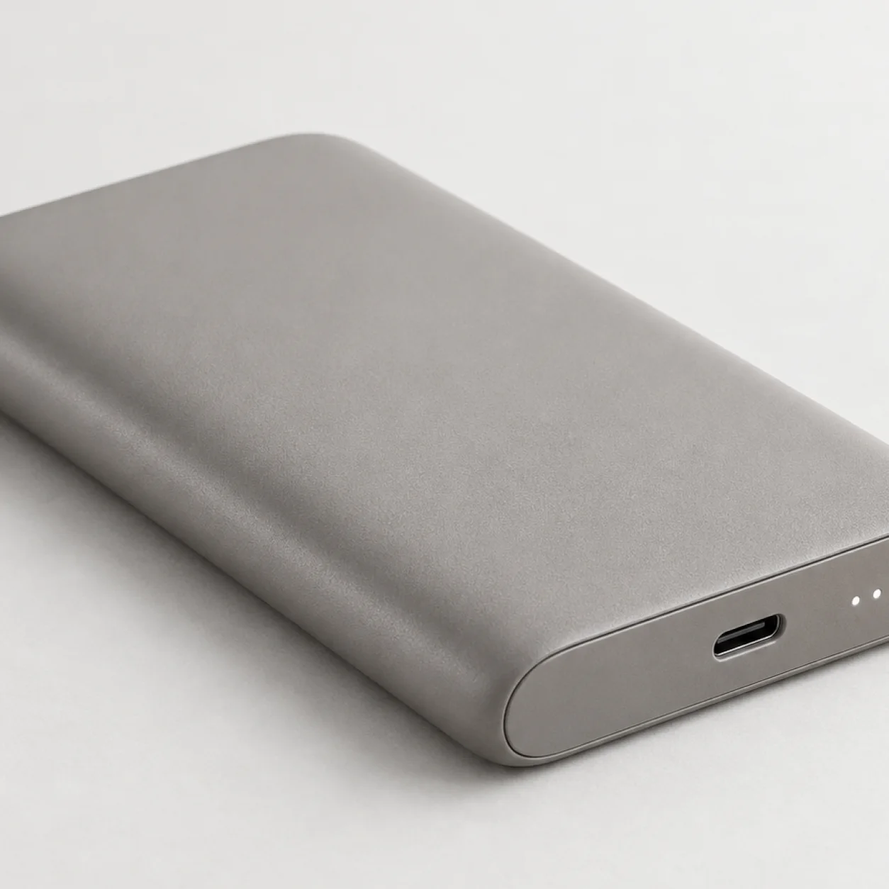 Slim Portable Power Bank — detail view