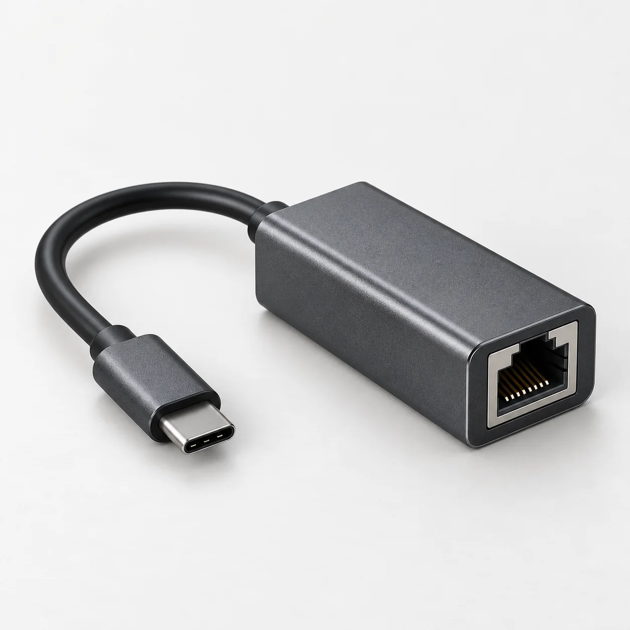 USB-C Gigabit Ethernet Adapter — side view