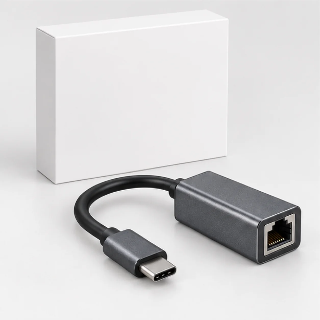 USB-C Gigabit Ethernet Adapter — package contents