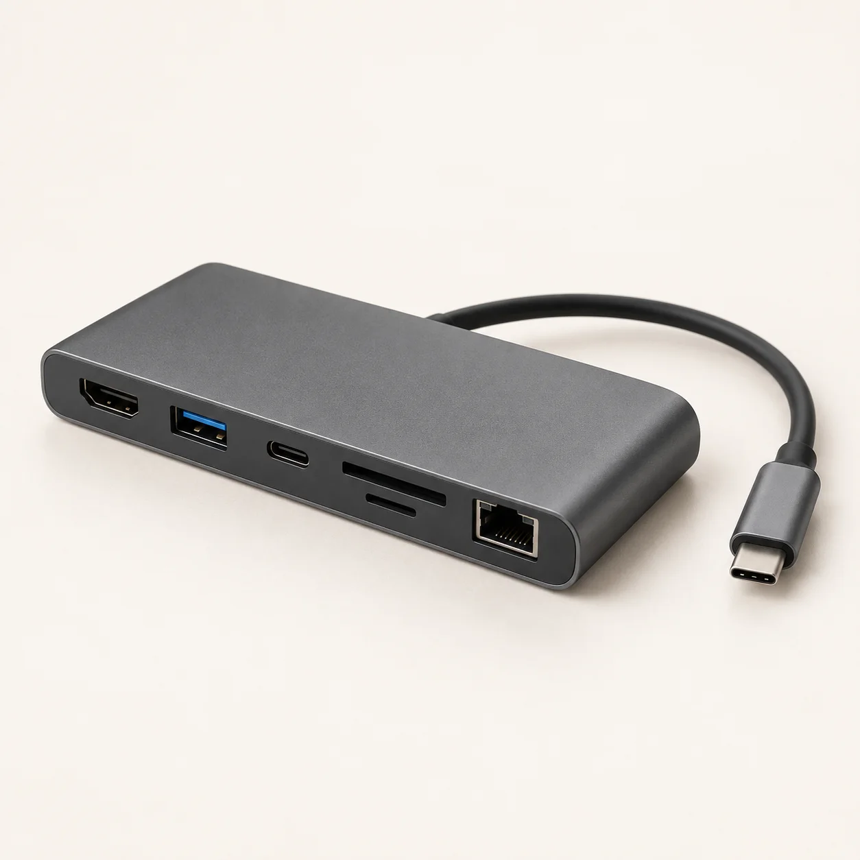 USB-C Multiport Hub — side view